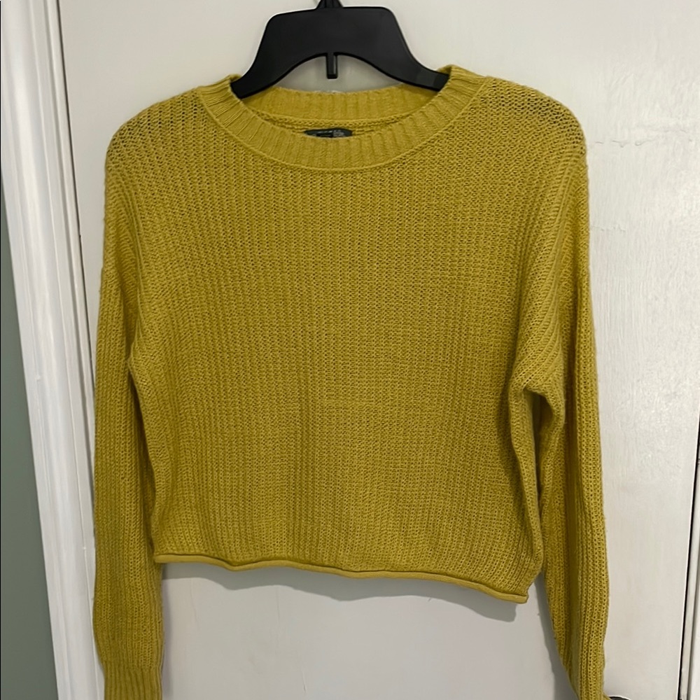 Wild Fable Yellow Crew Neck lightweight  Sweater